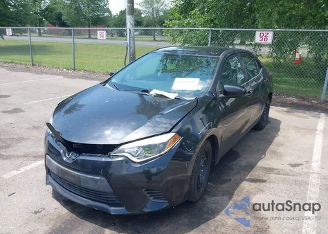 2015 Toyota Corolla Le z USA, uszkodzony, nr VIN 2T1BURHE0FC309077
